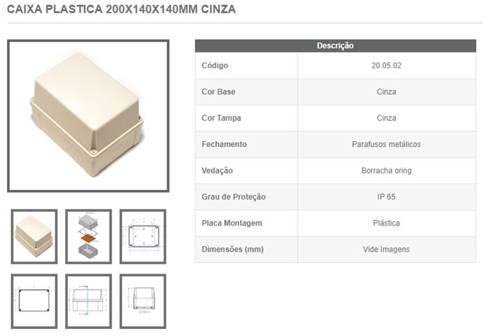 caixa ip66 renglan 200502